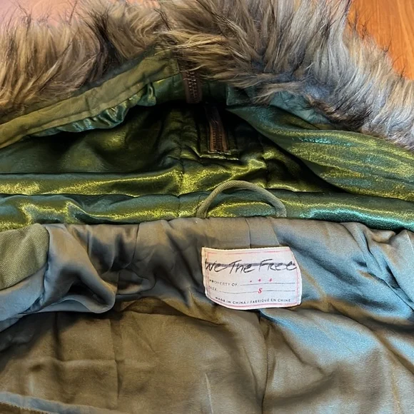 NWT Free People We The Free Farrah Military Parka Long Coat size Small - Picture 7 of 16